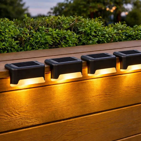 Luces LED solares: Iluminación exterior automática e impermeable Vivarro