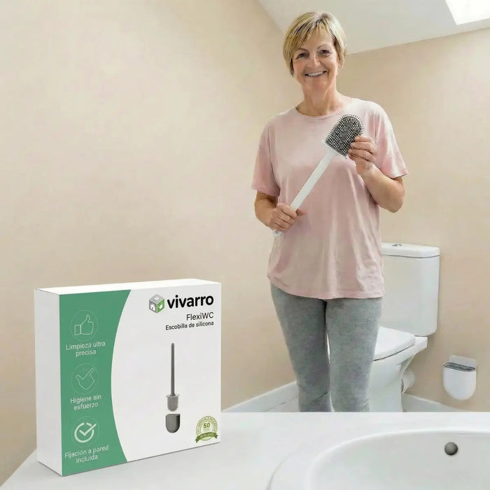 FlexiWC – Cepillo de inodoro de silicona suave y eficaz