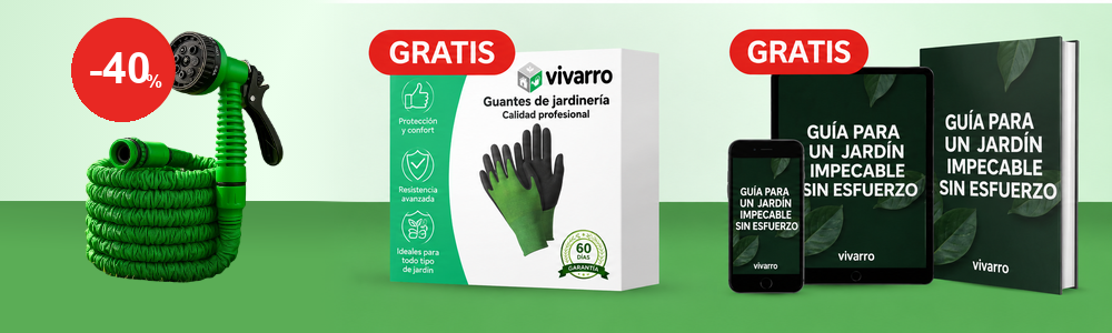 Aquaflex con guantes y guía digital de regalo; 40 % de descuento en la opción de 15 m