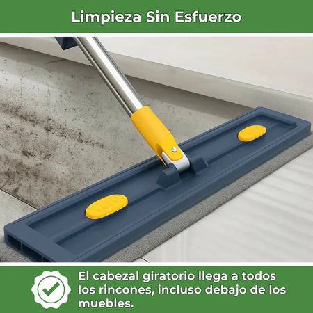 Clean360 | Fregona giratoria con tecnología de escurrido integrada Vivarro
