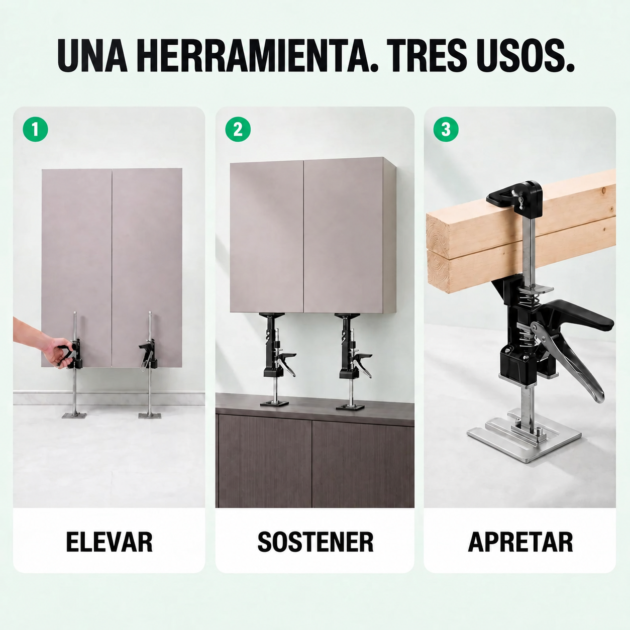 Gato manual multifunción para instalación y elevación — imagen 4