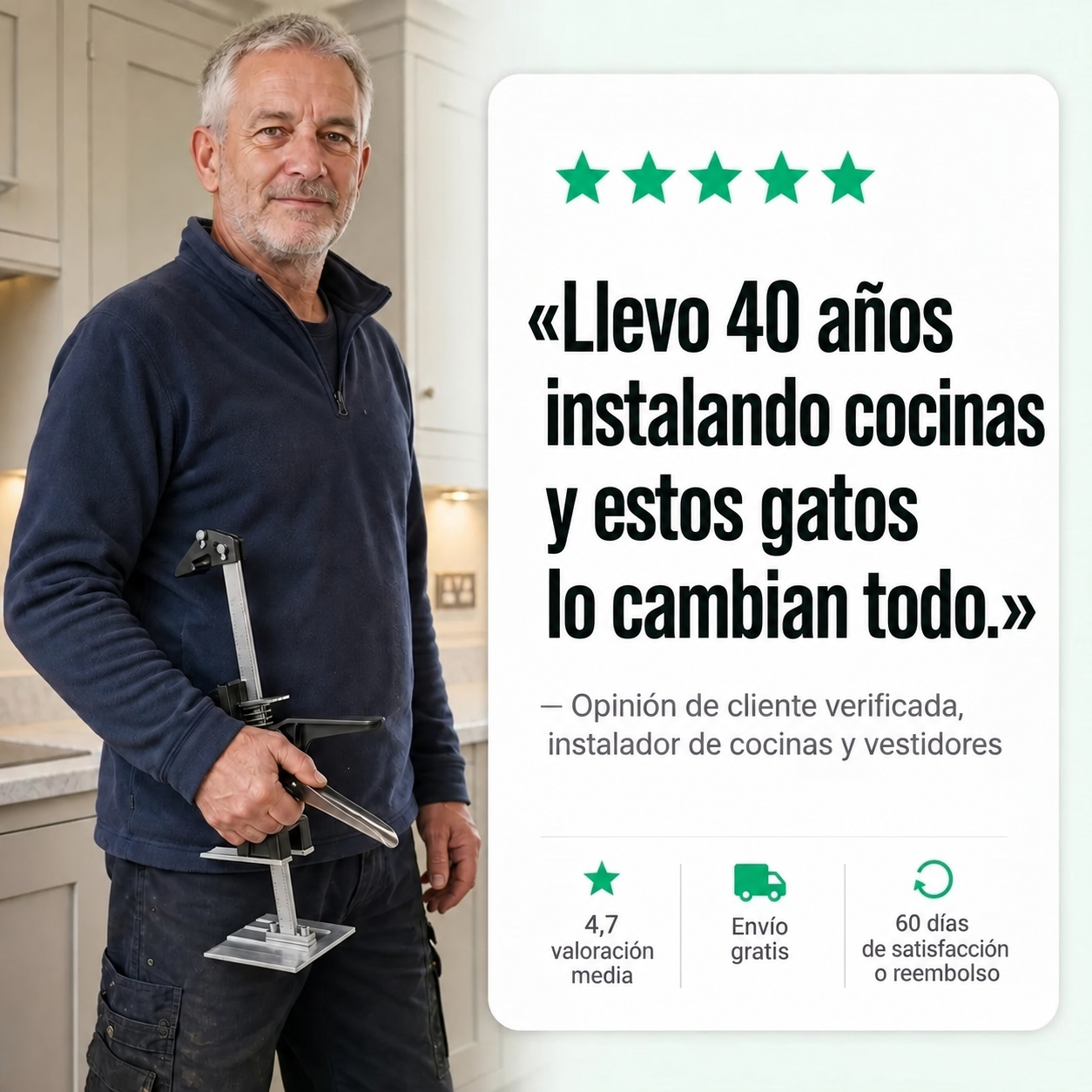 Gato manual multifunción para instalación y elevación — imagen 5
