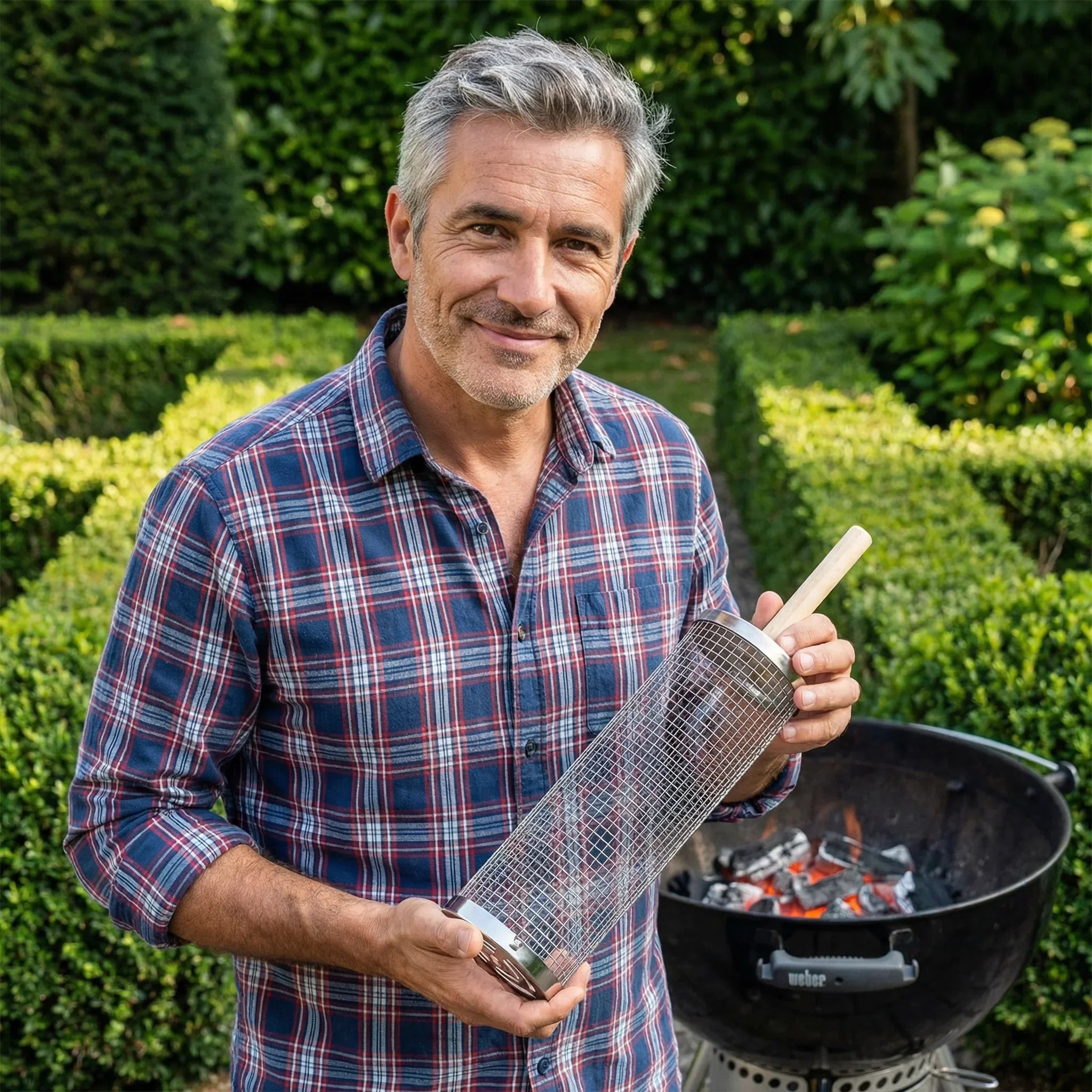 GrillMaster | Cestas de cocción para barbacoa de acero inoxidable | 1+1 gratis