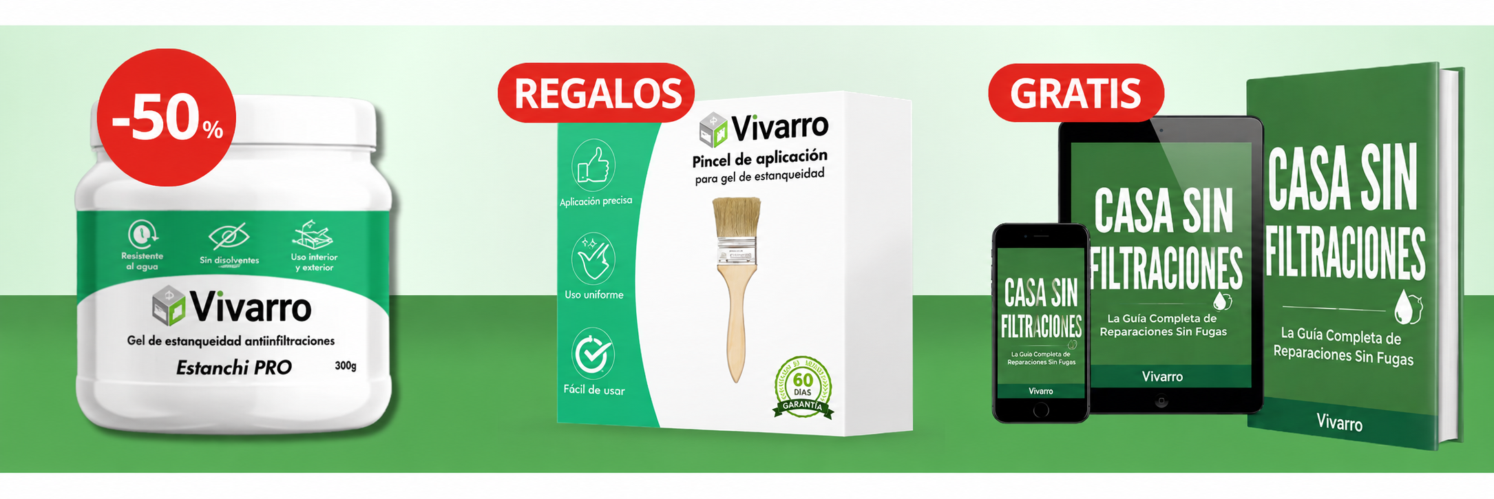 Étanchi PRO con pincel y ebook de regalo
