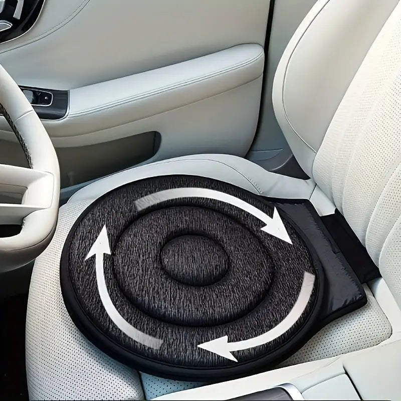 Cojín giratorio 360° para coche — Entra y sal sin esfuerzo