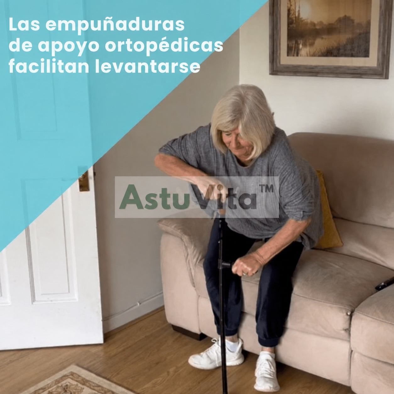 El bastón que te ayuda a levantarte y caminar sin miedo a caer - Astuvita