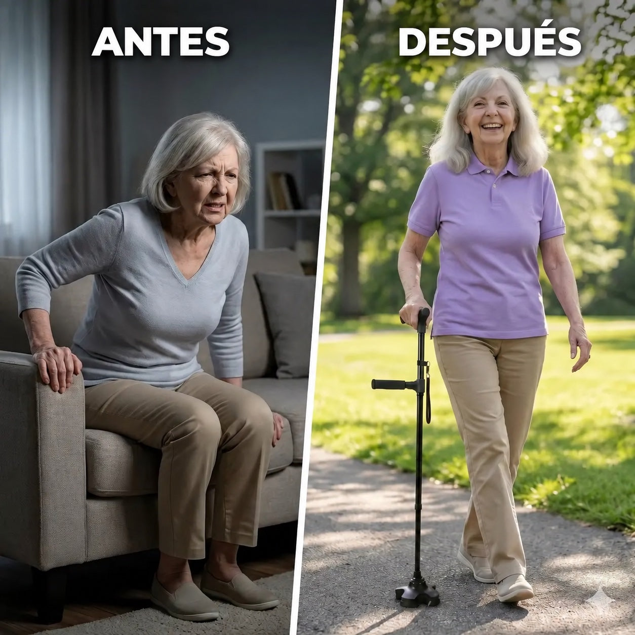 El bastón que te ayuda a levantarte y caminar sin miedo a caer - Astuvita